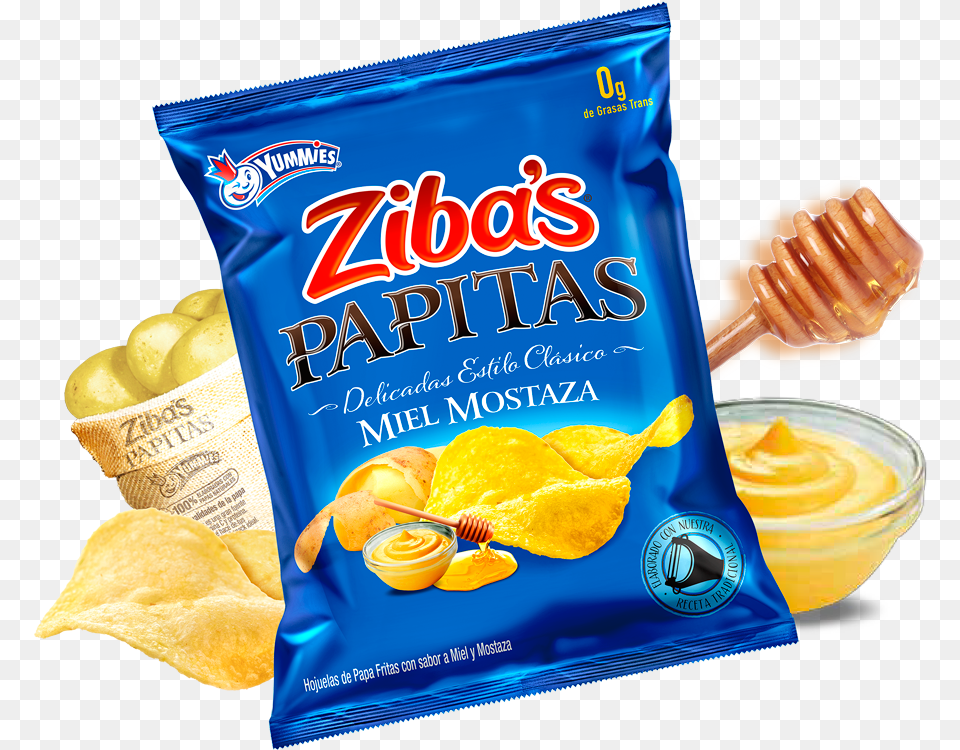 Zibas Papitas Miel Mostaza Zibas Miel Y Mostaza, Food, Snack, Ketchup Free Transparent Png