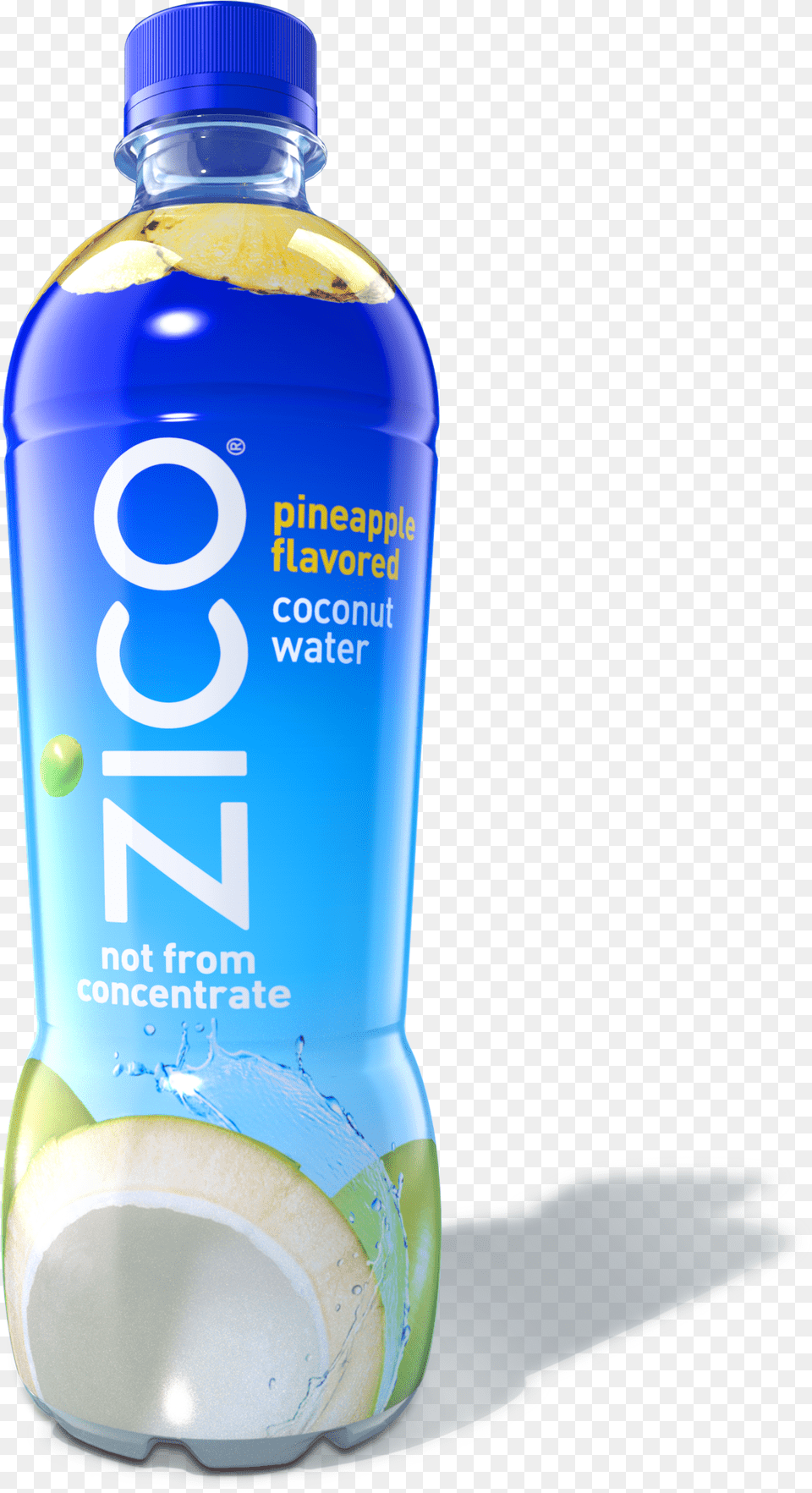 Zico Coconut Water Natural Zico Coconut Water, Bottle, Shaker, Beverage, Food Free Png