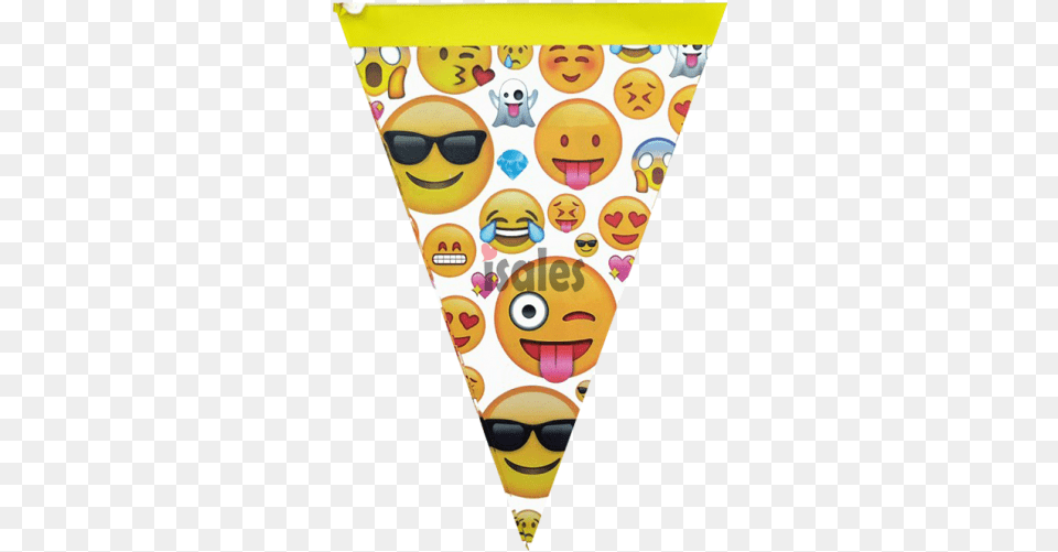 Zicome Emoji Birthday Party Supplies Serves 16 Full Size Emoji, Triangle, Face, Head, Person Png Image