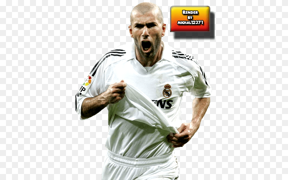 Zidane Render Photo Zidanerender Zidane La Elegancia Del Hroe Sencillo Book, Shirt, Clothing, Face, Head Free Png Download