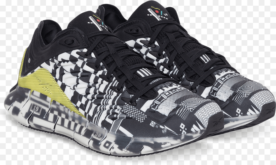 Zig Kinetica Whiteblack Hi Res Running Shoe, Clothing, Footwear, Sneaker, Running Shoe Free Png Download