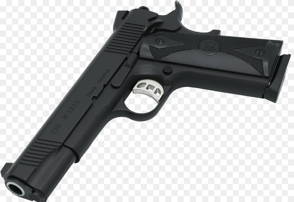 Zig M1911 Black X Five Sig Sauer, Firearm, Gun, Handgun, Weapon Free Png