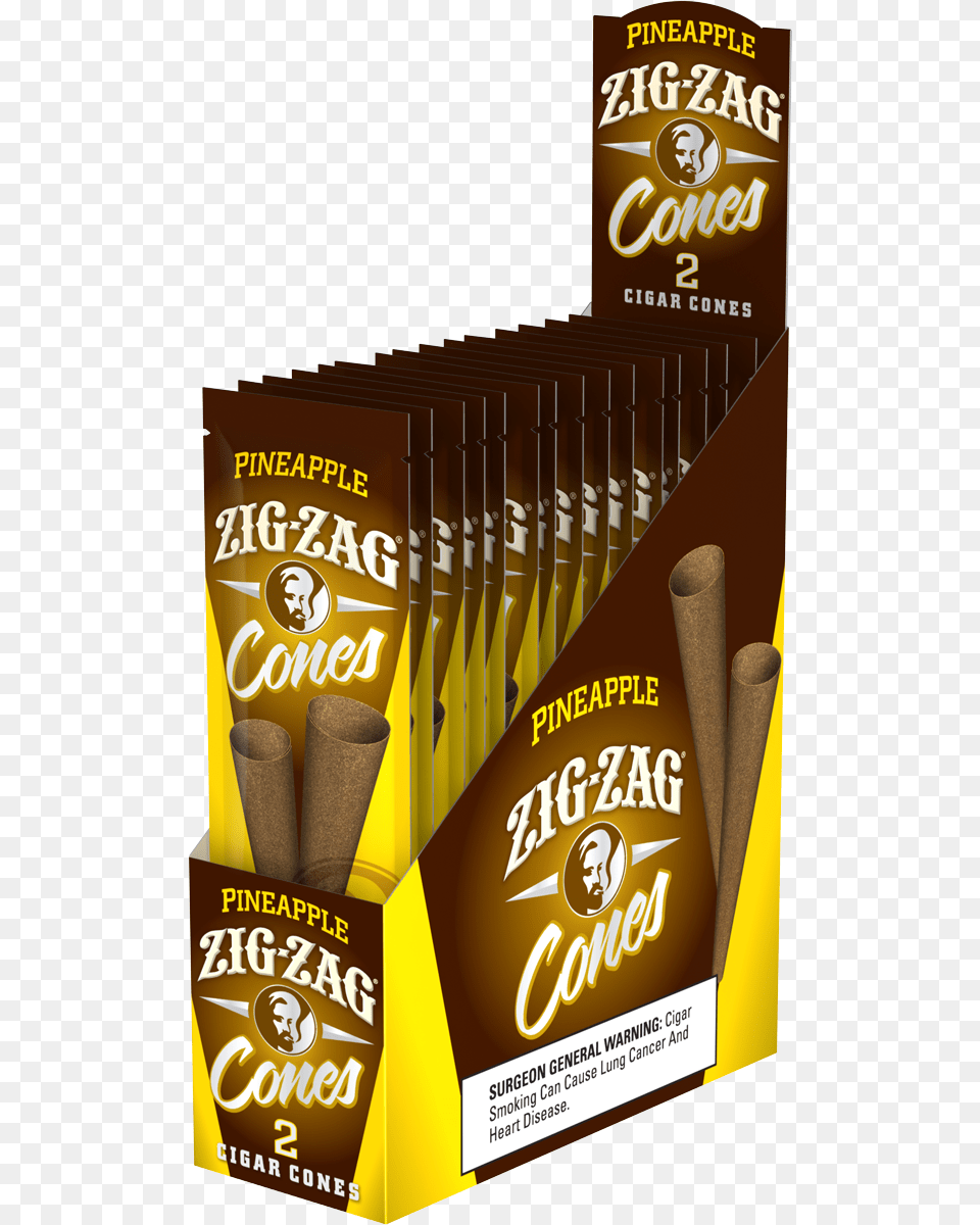Zig Zag Blunt Cones, Advertisement, Poster, Can, Tin Free Transparent Png