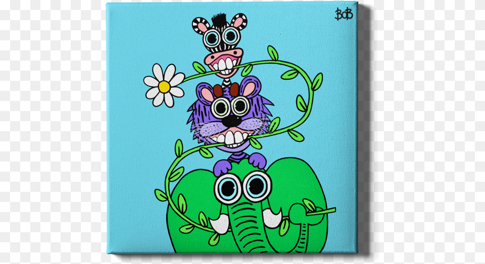 Zig Zag Bob Art By Bob Marongiu Cartoon, Graphics, Floral Design, Pattern Png Image