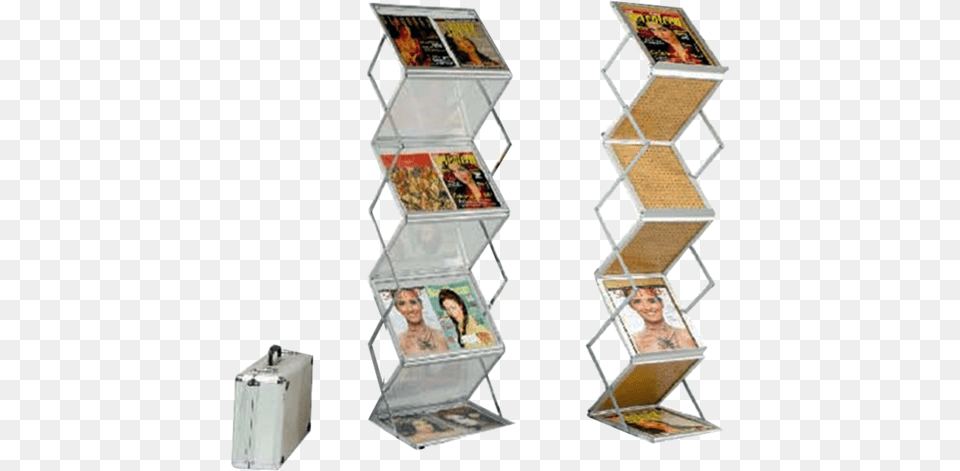 Zig Zag Brochure Stands Shelf, Art, Collage, Furniture, Wedding Png Image