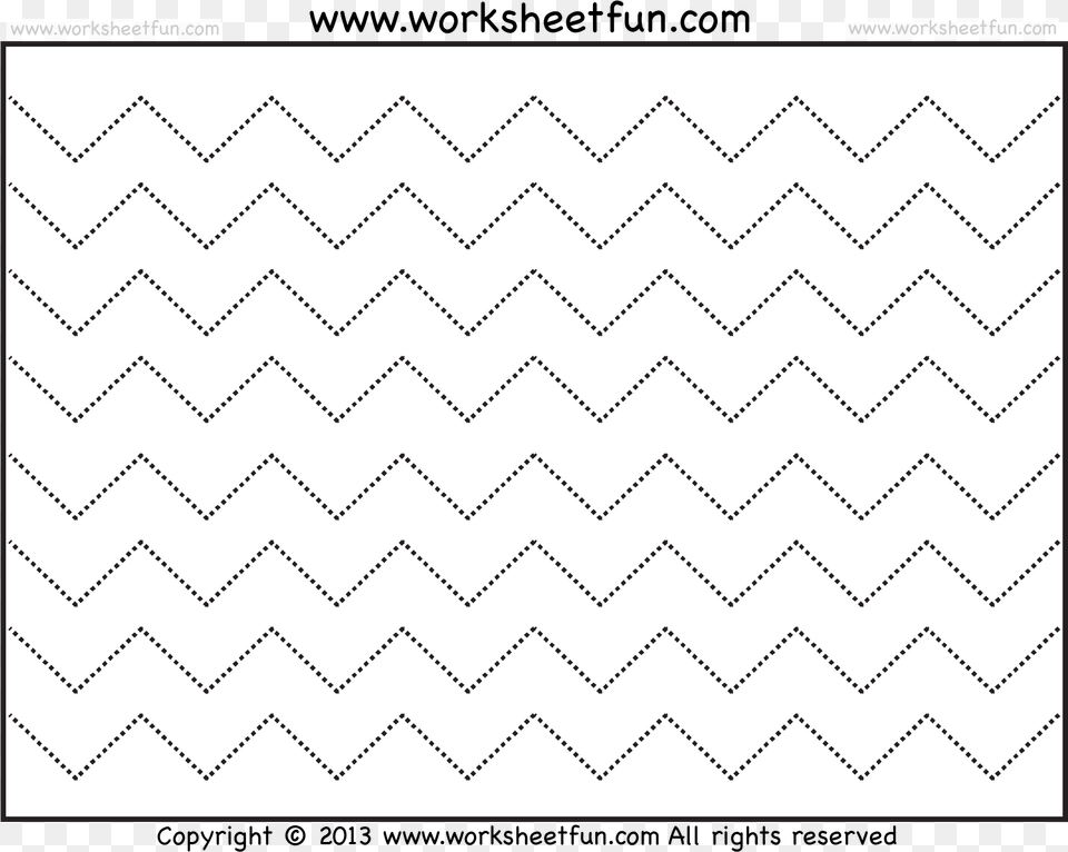 Zig Zag Pattern Tracing, Page, Text, Home Decor Free Png