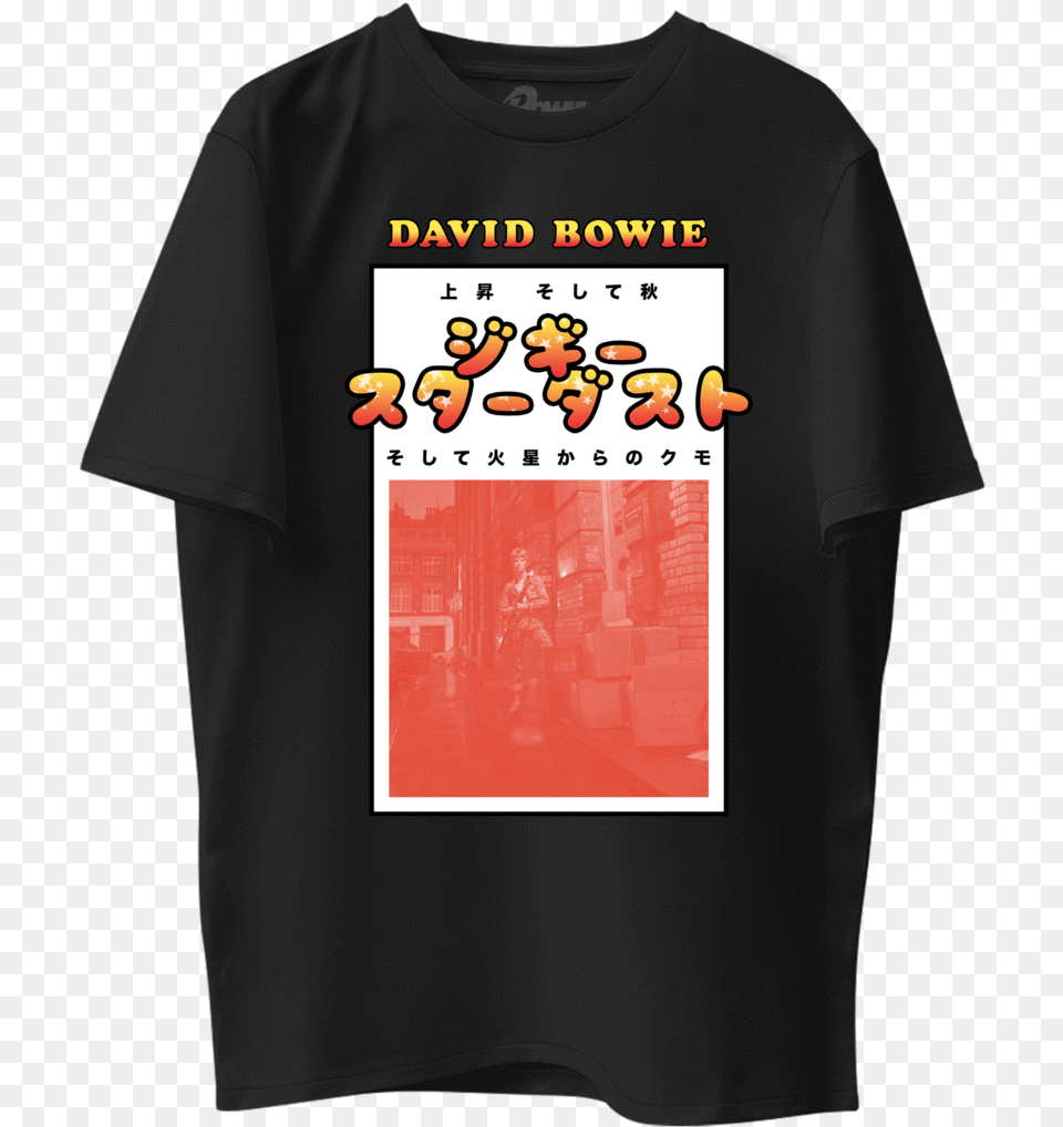 Ziggy Stardust Tee Short Sleeve, Clothing, T-shirt, Person, Shirt Png