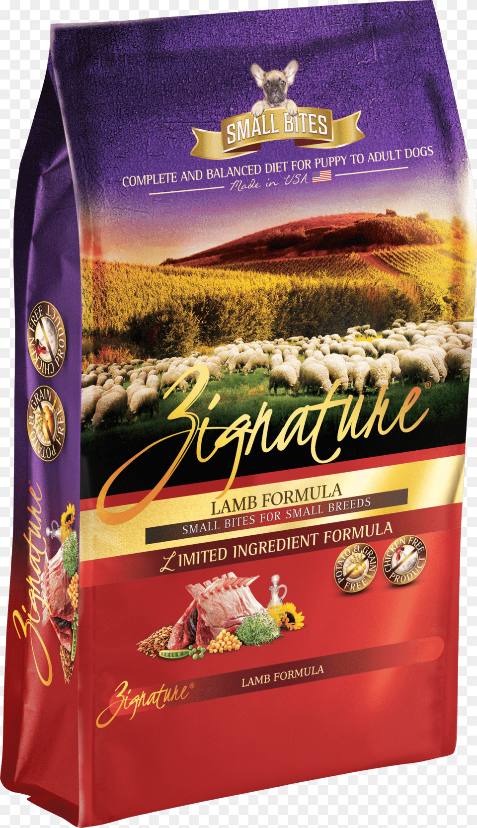 Zignature Small Bites Dog Food, Animal, Livestock, Mammal, Sheep Png Image