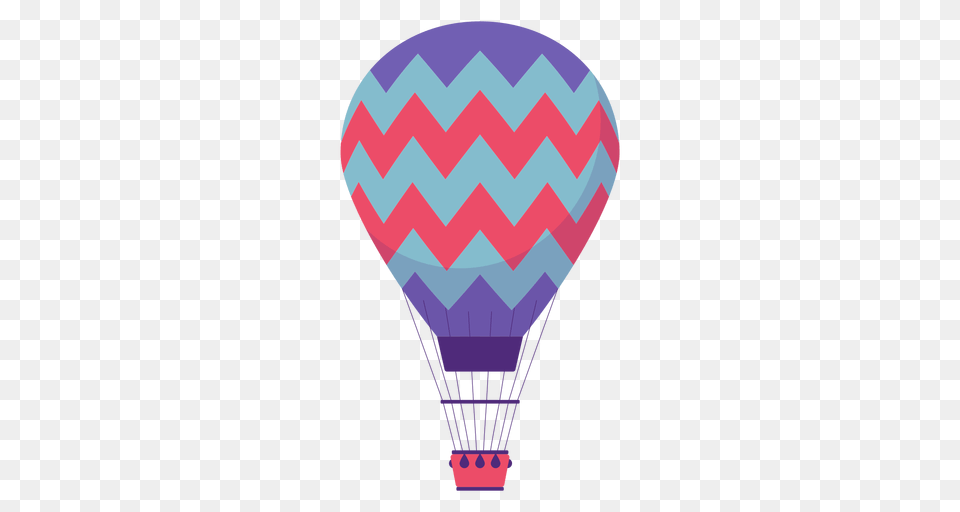 Zigzag Hot Air Balloon, Aircraft, Hot Air Balloon, Transportation, Vehicle Free Png
