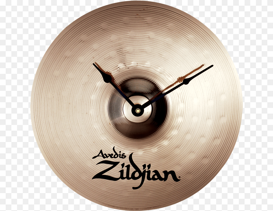 Zildjian Cymbal Clock, Musical Instrument Free Transparent Png