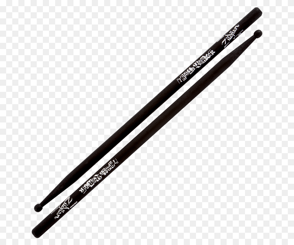 Zildjian Travis Barker Black Artist Series Drumsticks Png Image