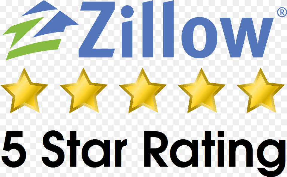 Zillow 5 Star Reviews Zillow 5 Star Reviews, Symbol, Star Symbol Free Png Download