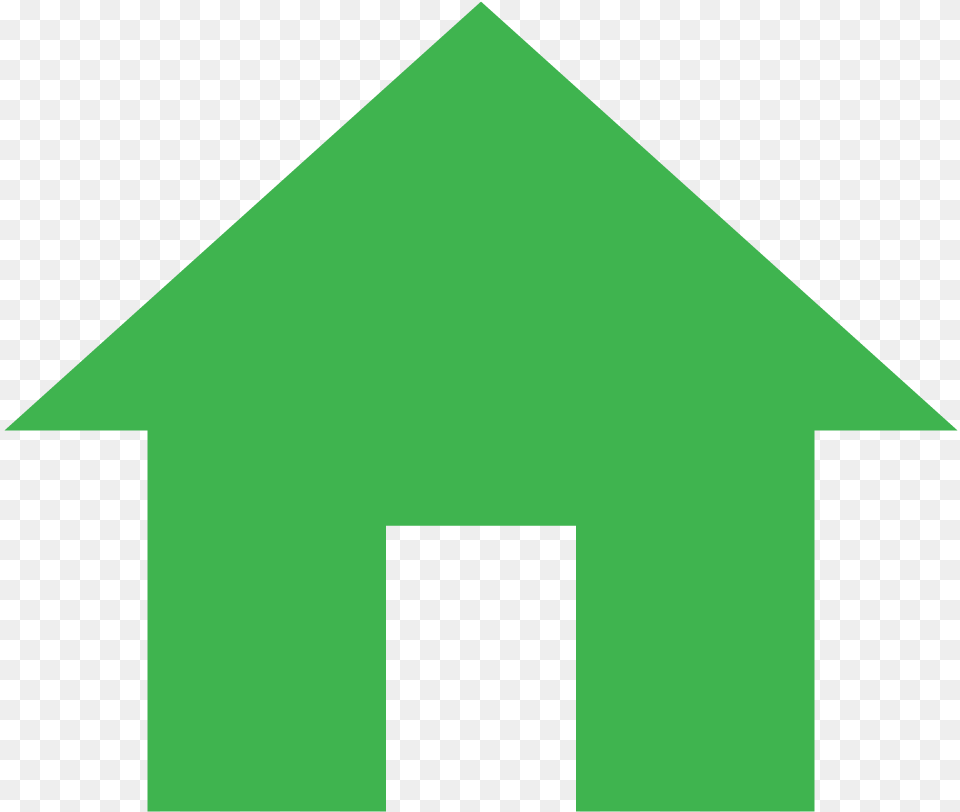 Zillow Icon Animated Green House Original Home Icon Green, Triangle, Outdoors, Person Free Png