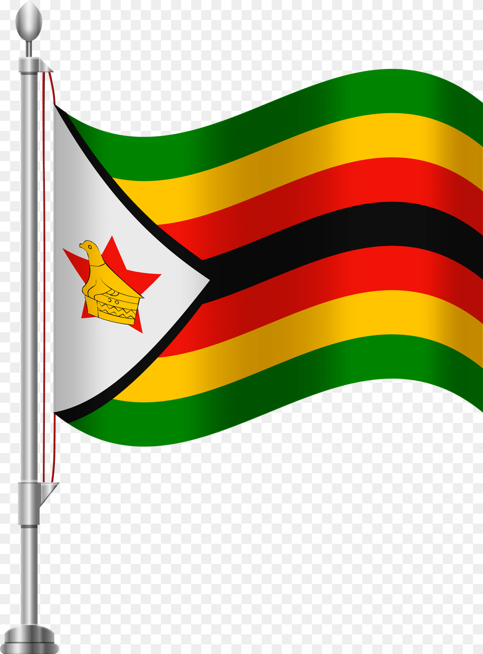 Zimbabwe Clip Art, Flag Free Png Download