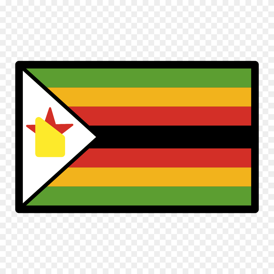 Zimbabwe Flag Emoji Clipart, Blackboard Free Png