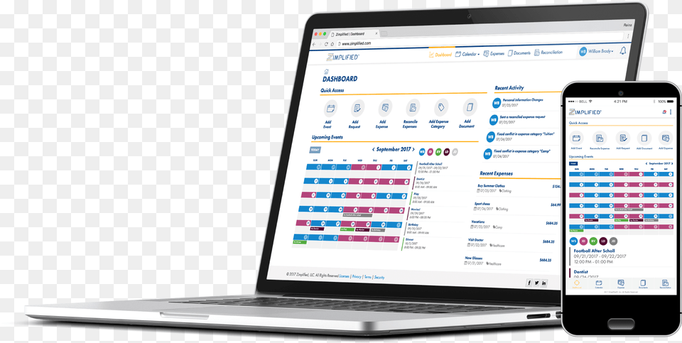 Zimplified Your Post Divorce Life Management Tool Responsive Design Mobile Video, Computer, Electronics, Pc, Laptop Free Transparent Png