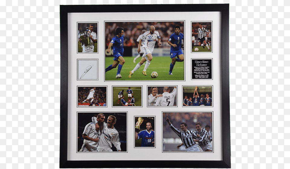 Zinedine Zidane Montage Picture Frame, People, Art, Person, Collage Png