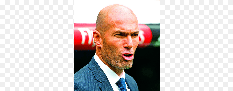 Zinedine Zidane Santiago Bernabu Stadium, Male, Adult, Face, Person Free Png Download
