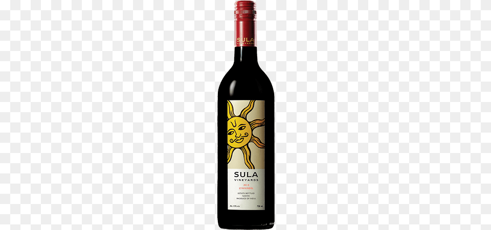 Zinfandel Sula Red Wine, Alcohol, Beverage, Bottle, Liquor Png