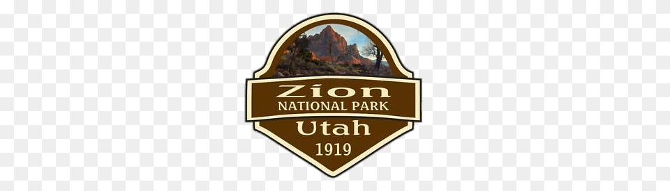 Zion National Park, Badge, Logo, Symbol, Architecture Free Transparent Png