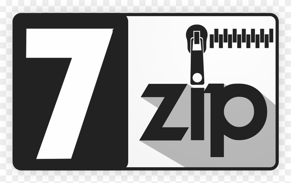 Zip 7 Zip Icon, Text, License Plate, Symbol, Transportation Free Png