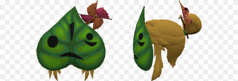 Zip Archive Breath Of The Wild Korok Mask, Leaf, Plant, Animal, Bee Png