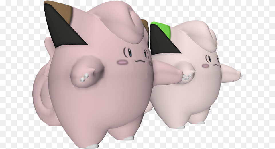 Zip Archive Clefairy 3d Model, Piggy Bank, Baby, Person Free Png