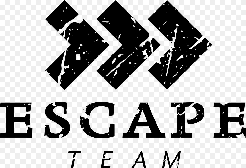 Zip Archive Including Pdfepspng Versions Escape Team Logo, Stencil, Text Free Png Download