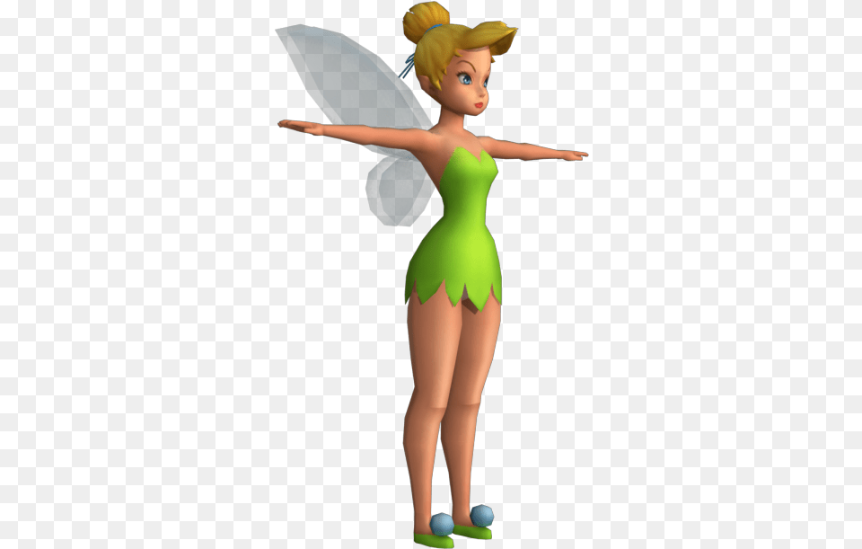 Zip Archive Kingdom Hearts Tinkerbell Model, Adult, Female, Person, Woman Free Png Download