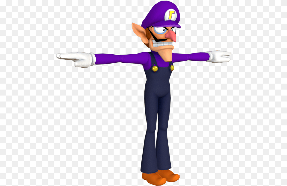 Zip Archive Mario Party Waluigi Model, Adult, Female, Person, Woman Png Image