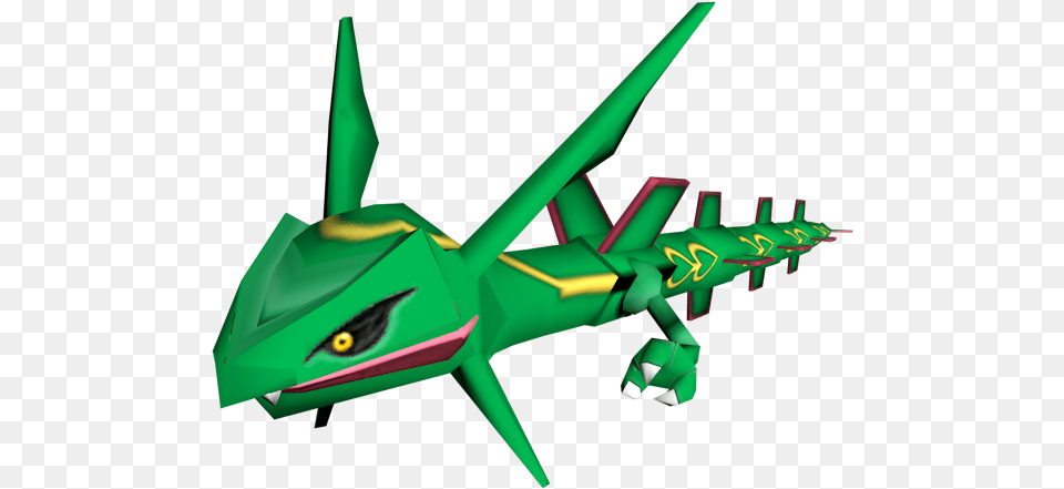 Zip Archive Pokemon Colosseum Models, Green, Aircraft, Airplane, Transportation Free Png Download