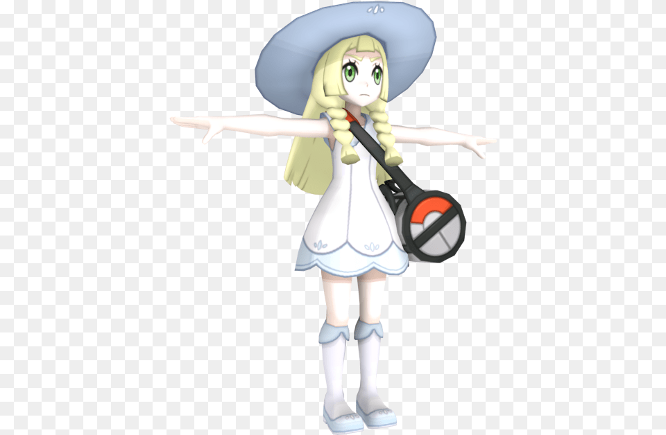 Zip Archive Pokemon T Pose Lillie, Publication, Book, Comics, Female Png Image