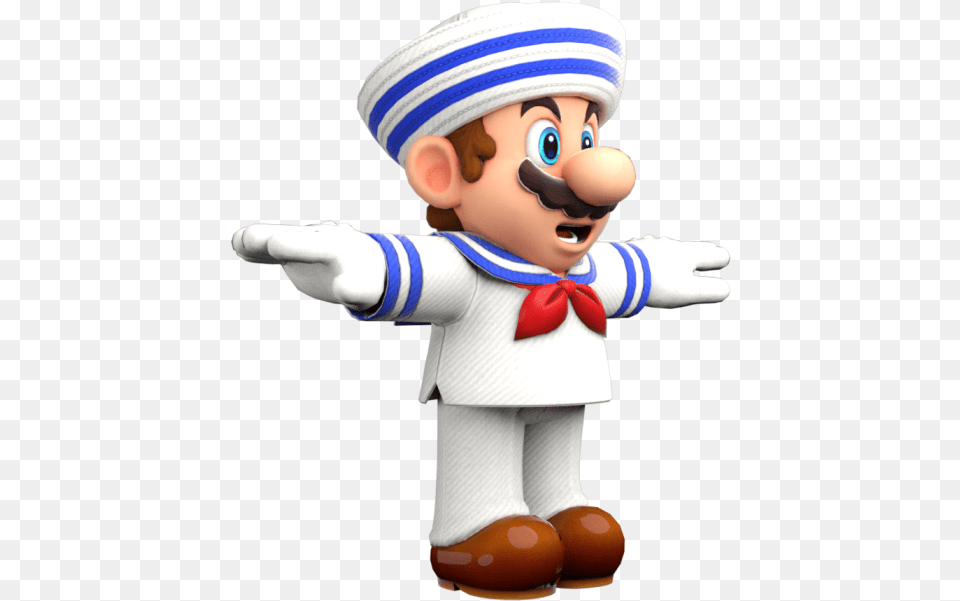 Zip Archive Super Mario Odyssey Sailor Mario, Baby, Person, Face, Head Free Png Download