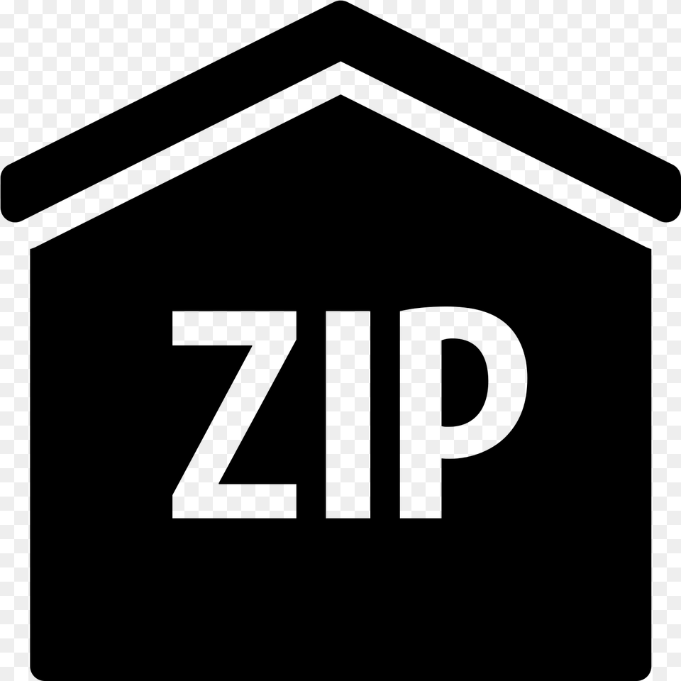 Zip Code Zip Code Icon, Gray Png