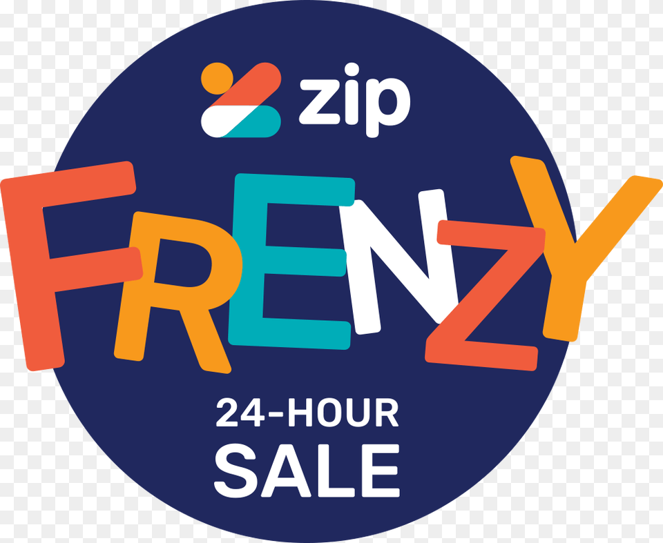 Zip Frenzy Sale Circle, Logo, Text Free Png