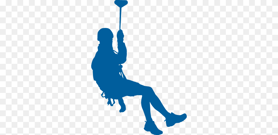Zip Line Clip Art Look, Silhouette, People, Person, Adult Png