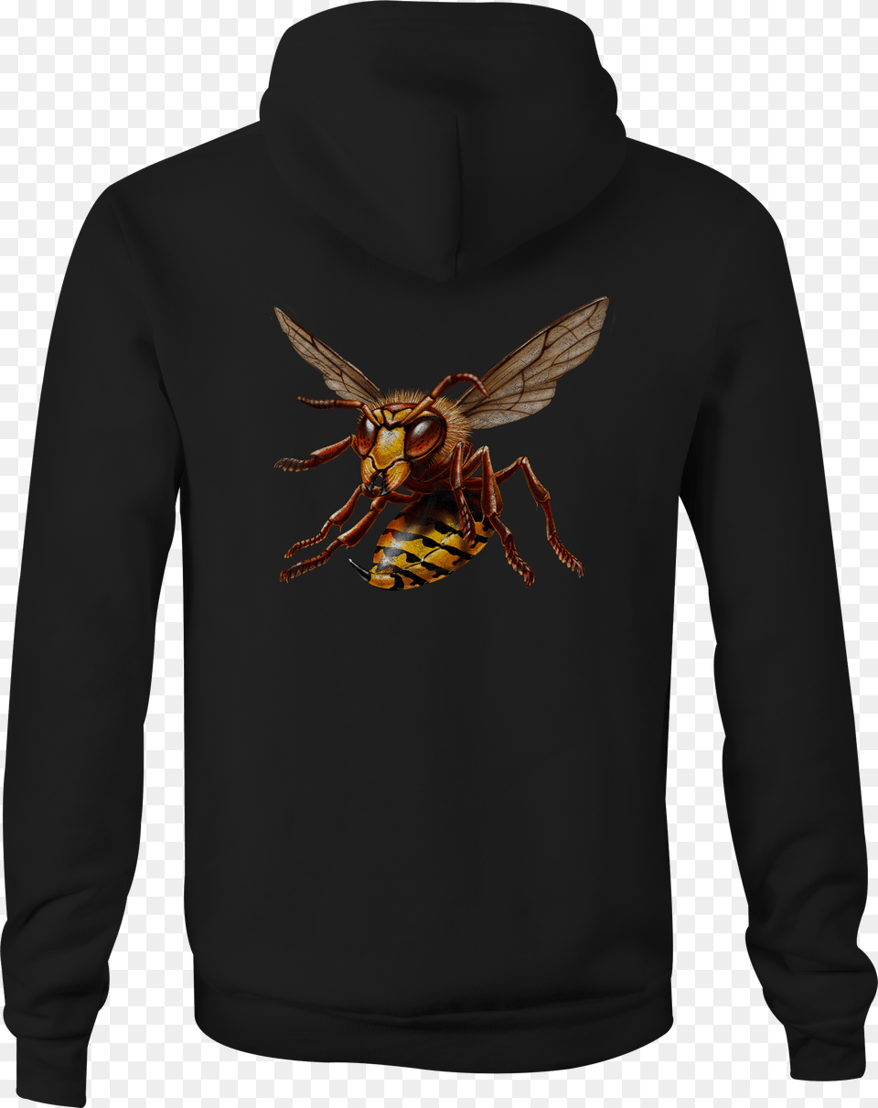 Zip Up Hoodie Bee Wasp Hornet Hooded Sweatshirt Thumbnail Hoodie, Animal, Invertebrate, Insect, Sweater Free Transparent Png