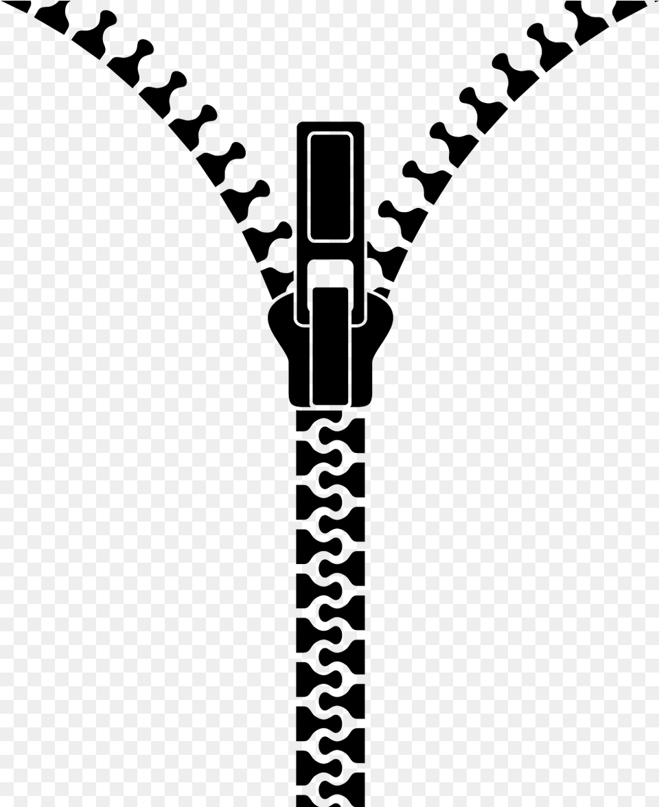 Zip Vector, Gray Png