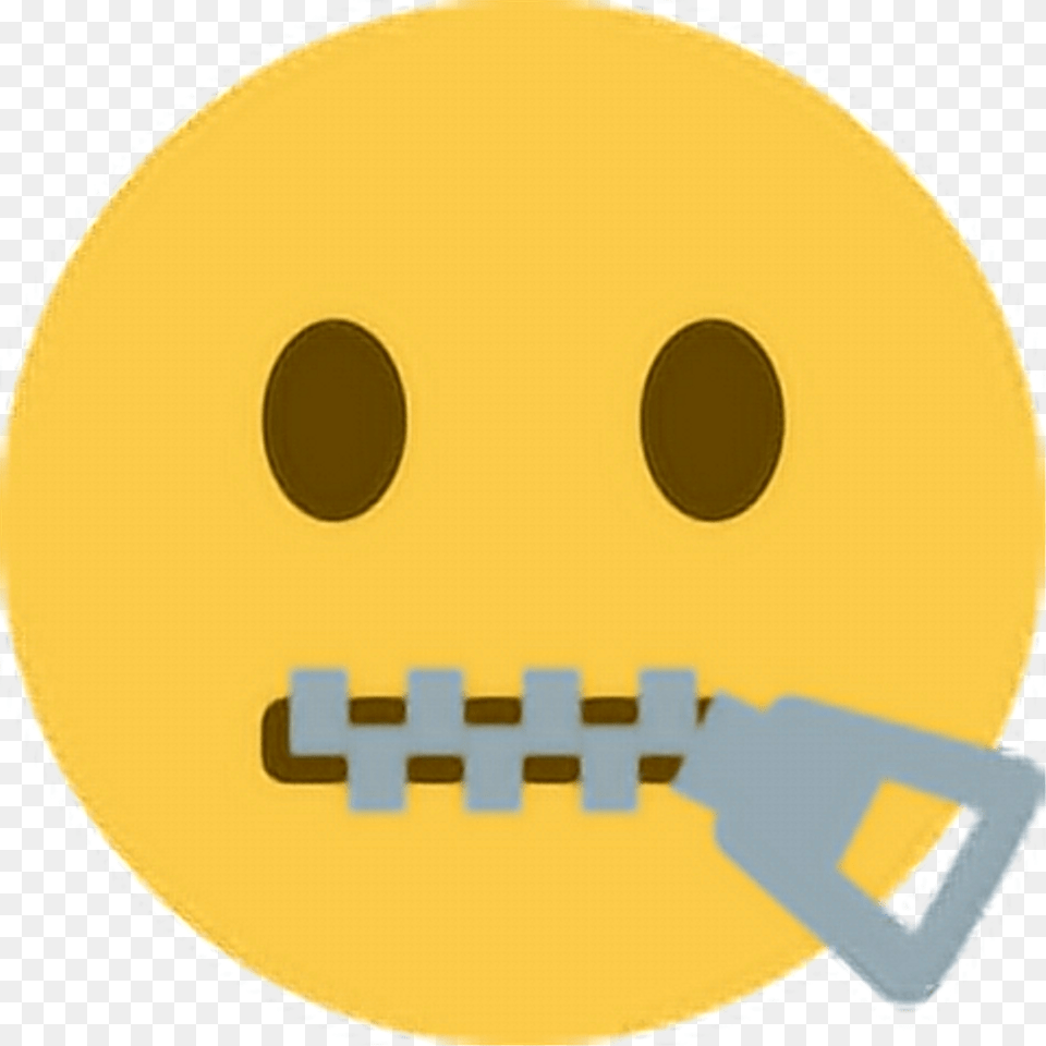 Zip Zippedface Zipperface Speechless Zip Mouth Emoji, Firearm, Weapon, American Football, Football Free Png Download