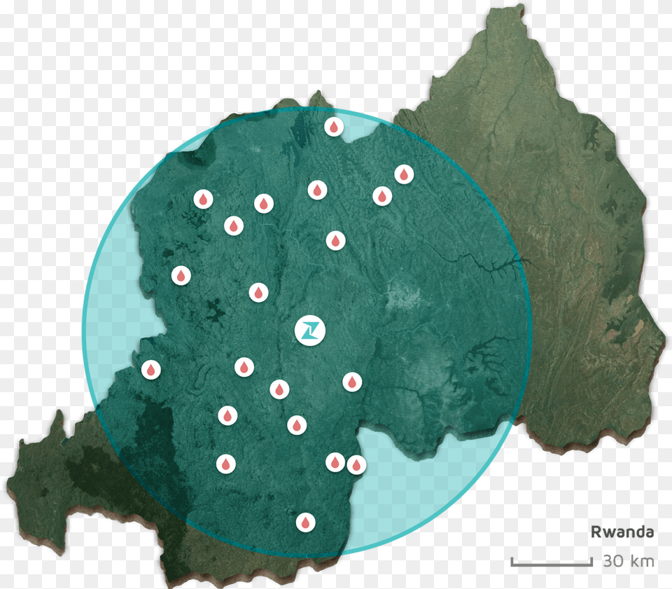Zipline Rwanda Delivery Sites, Plot, Chart, Map, Nature Free Png Download