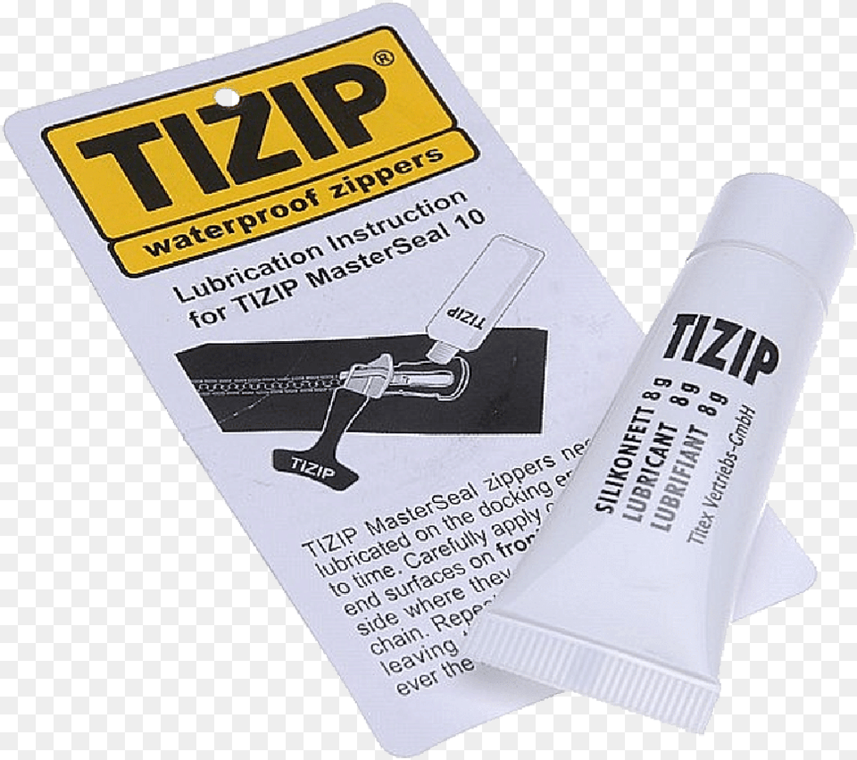 Zipper Care Zip Lube Tizip Silikonfett, Paper Free Transparent Png