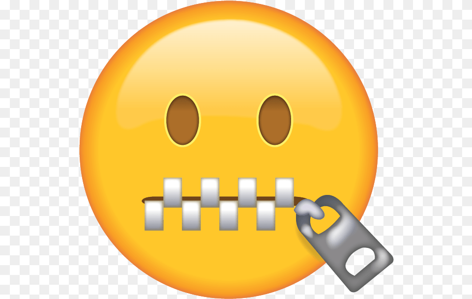 Zipper Mouth Face Emoji Emoji Images Zipper Mouth Emoji, Disk Free Png