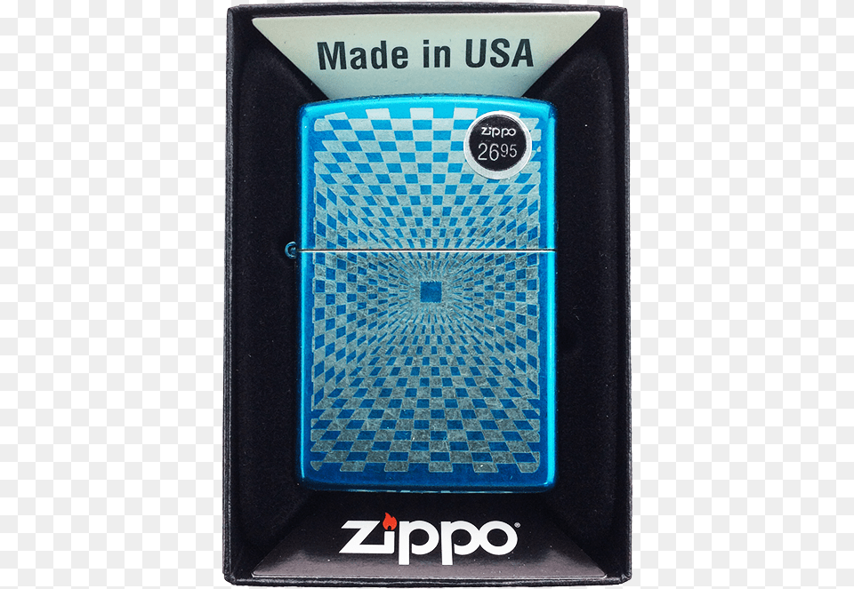 Zippo Lighter Sapphire Squares Zippo Day Of The Dead Girl, Computer Hardware, Electronics, Hardware Png