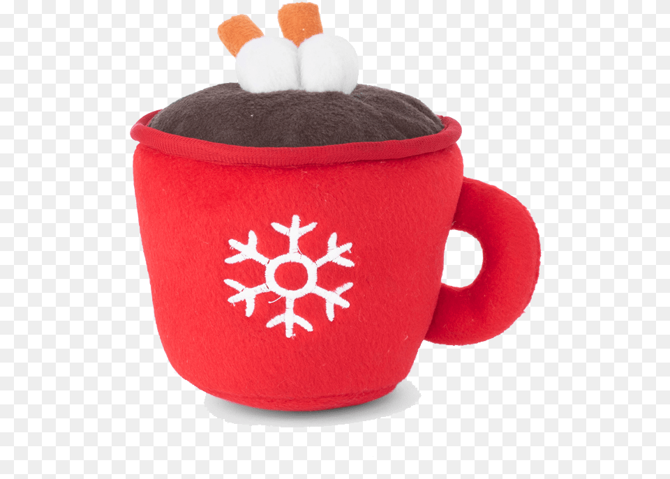 Zippypaws Holiday Hot Cocoa Hot Chocolate, Cup, Pottery, Plush, Toy Png