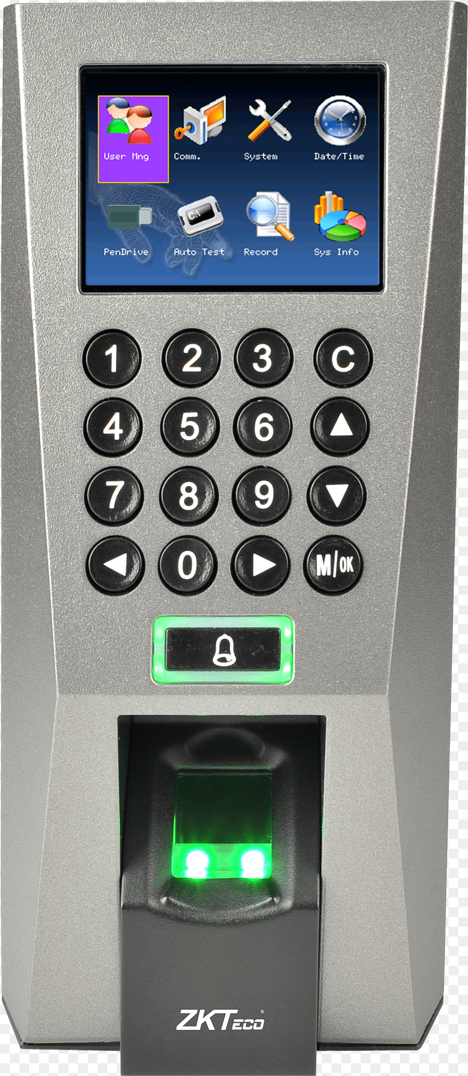 Zkteco F18 Access Control And Time Attendance F18 Fingerprint Access Control, Electrical Device, Switch, Electronics, Remote Control Free Png