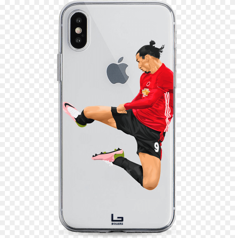 Zlatan Ibrahimovic Kung Fu Manchester United Phone Mobile Phone, Clothing, Shorts, Person, Electronics Png