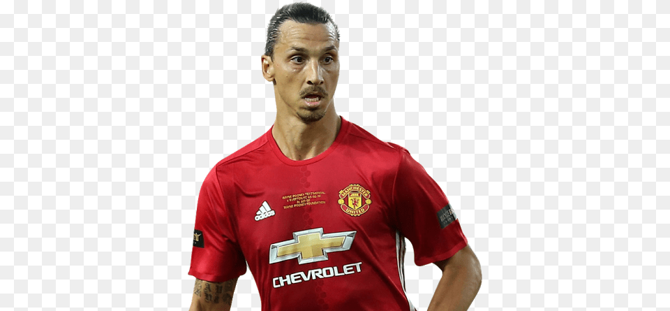 Zlatan Ibrahimovic Vivelesrenders 55 Manchester United Original Soccer Football, Shirt, Body Part, Clothing, Face Free Transparent Png