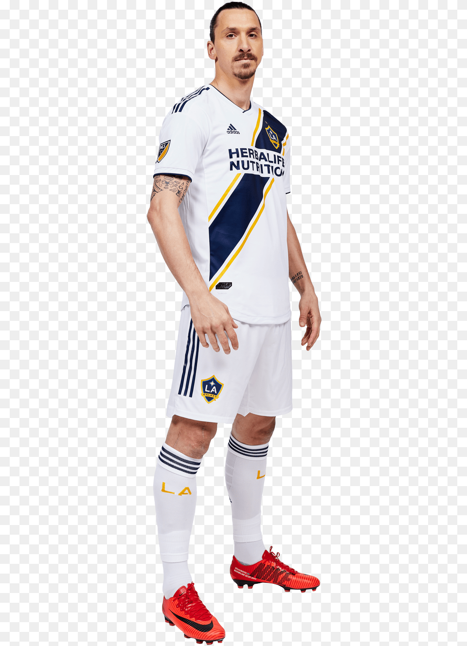 Zlatan Ibrahimovic Zlatan Ibrahimovic La Galaxy, Clothing, Shorts, Shoe, Footwear Free Png Download