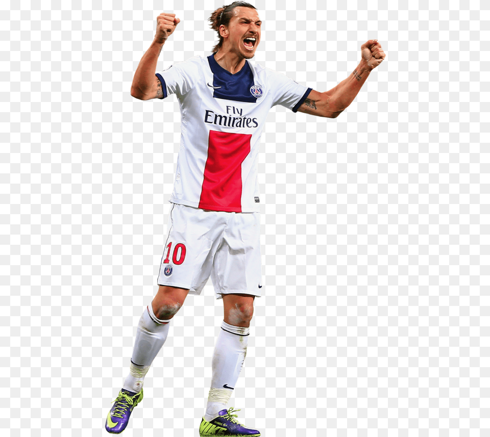 Zlatan Ibrahimovicrender Soccer Player, Person, Face, Head, Shorts Png Image