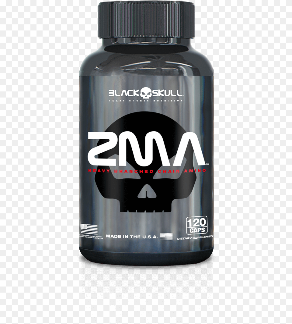 Zma 120 Caps Black Skull, Bottle, Ammunition, Grenade, Weapon Free Png Download